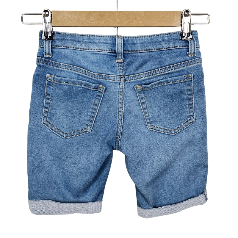 Cat & Jack Kids Bermuda Jean Shorts Medium Wash Size 7\8 View 2