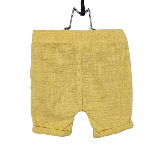 Cat & Jack Gauze Shorts 24M Yellow Used View 2