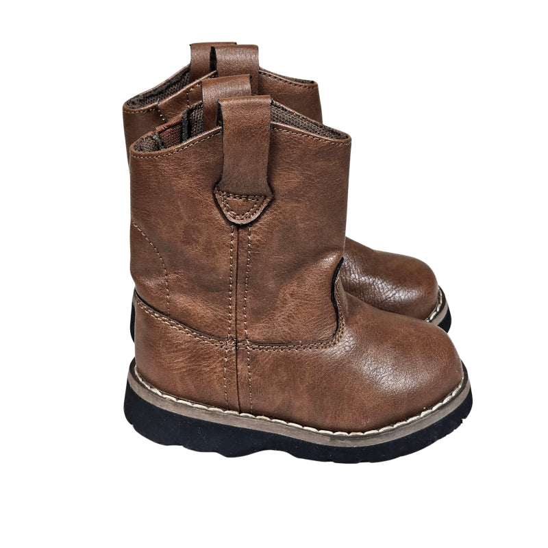 Cherokee Toddler Cowboy Boots Brown Size 5 View 3
