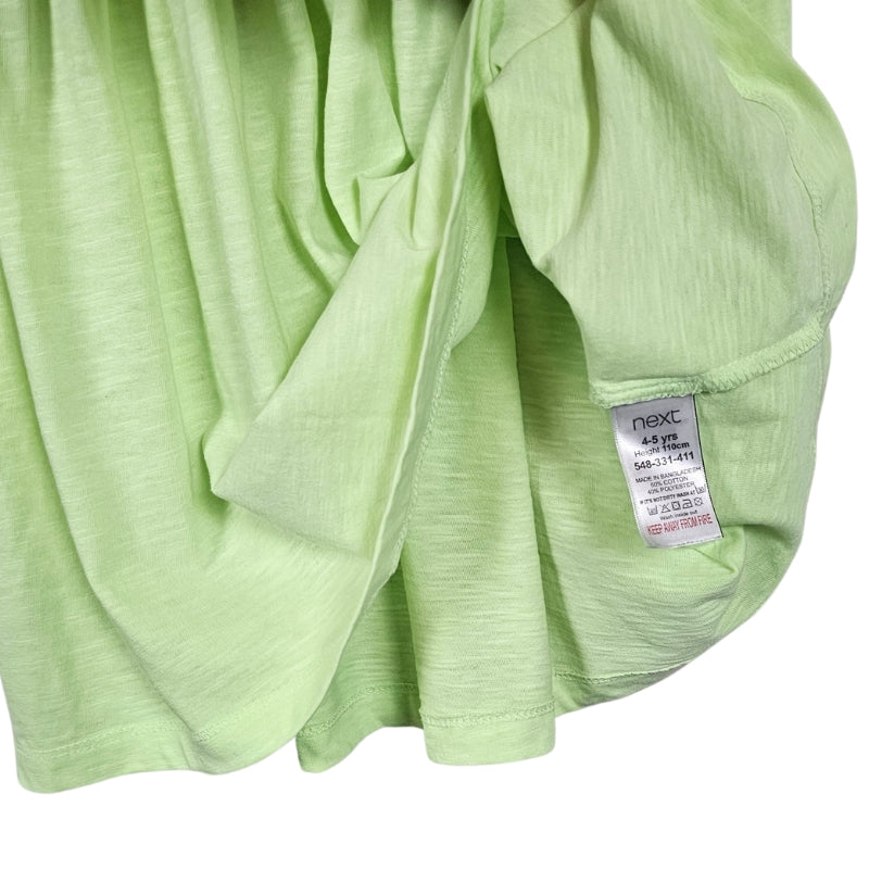 Next Girls Dress Green Size 4/5Y View 3