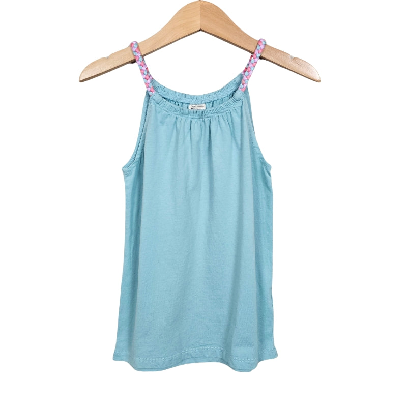 Oshkosh Toddler Girl Braided Strap Tank Top 4T Blue View 1