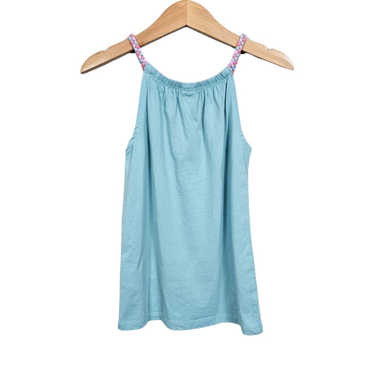Oshkosh Toddler Girl Braided Strap Tank Top 4T Blue View 2