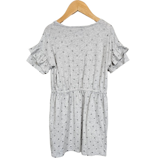 Oshkosh Girls Polka Dot Dress Grey Size 8 View 2