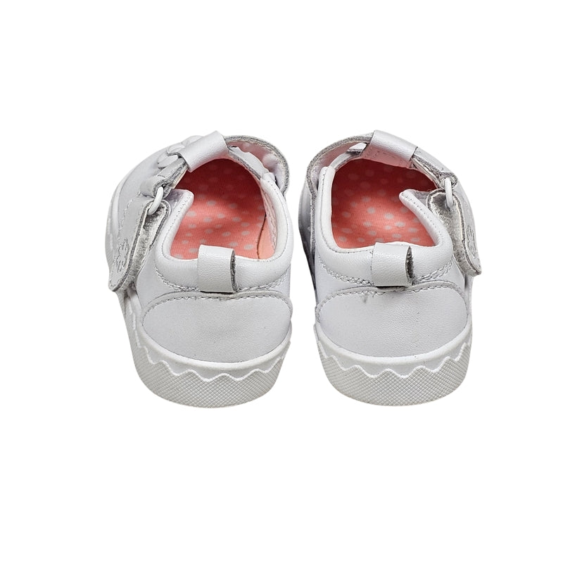Wonder Nation Girls Mary Jane Shoes Size 2 White back