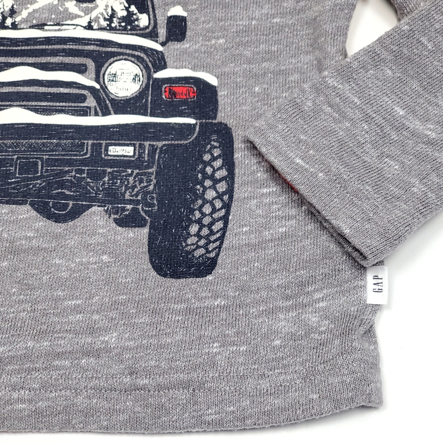 Baby Gap Boys Jeep Graphic Shirt 18M Used, brand tag