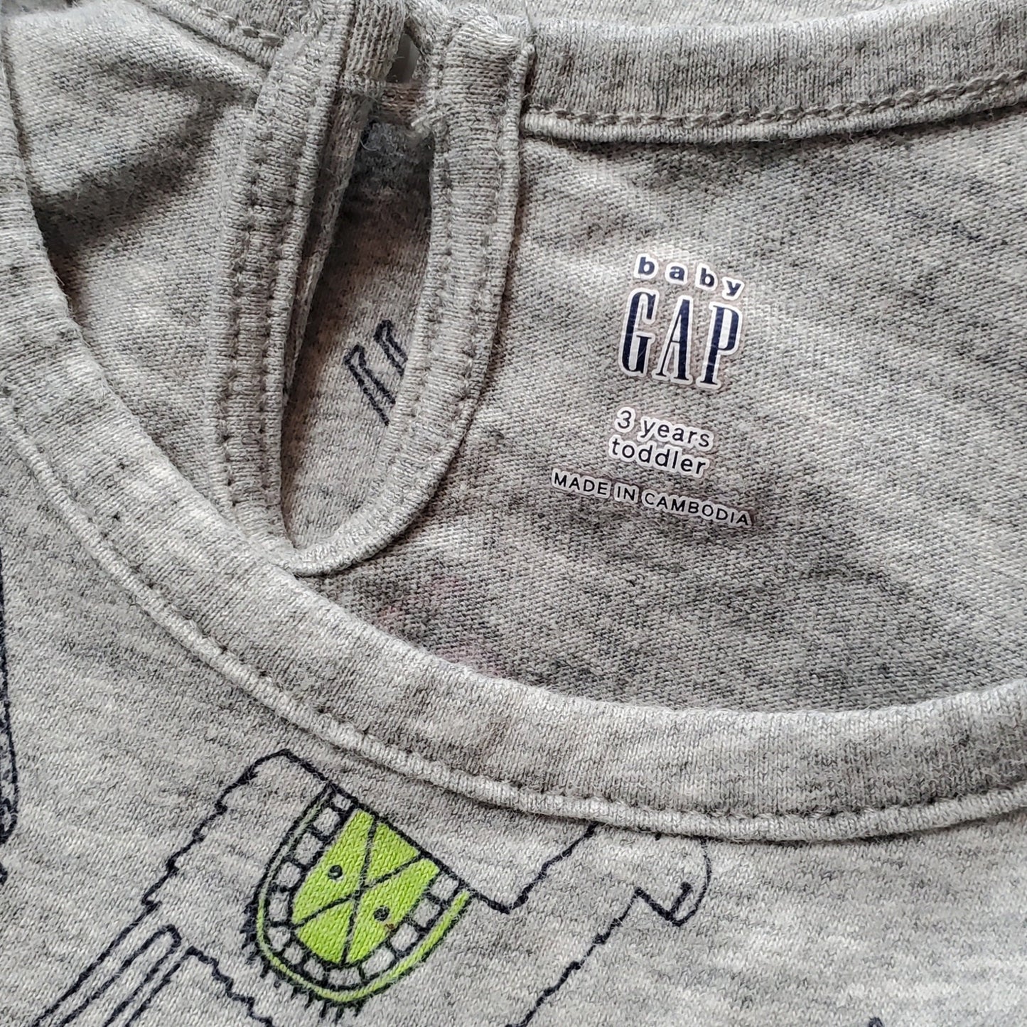 Baby Gap Llama Print Girls Dress 3T Used, close-up