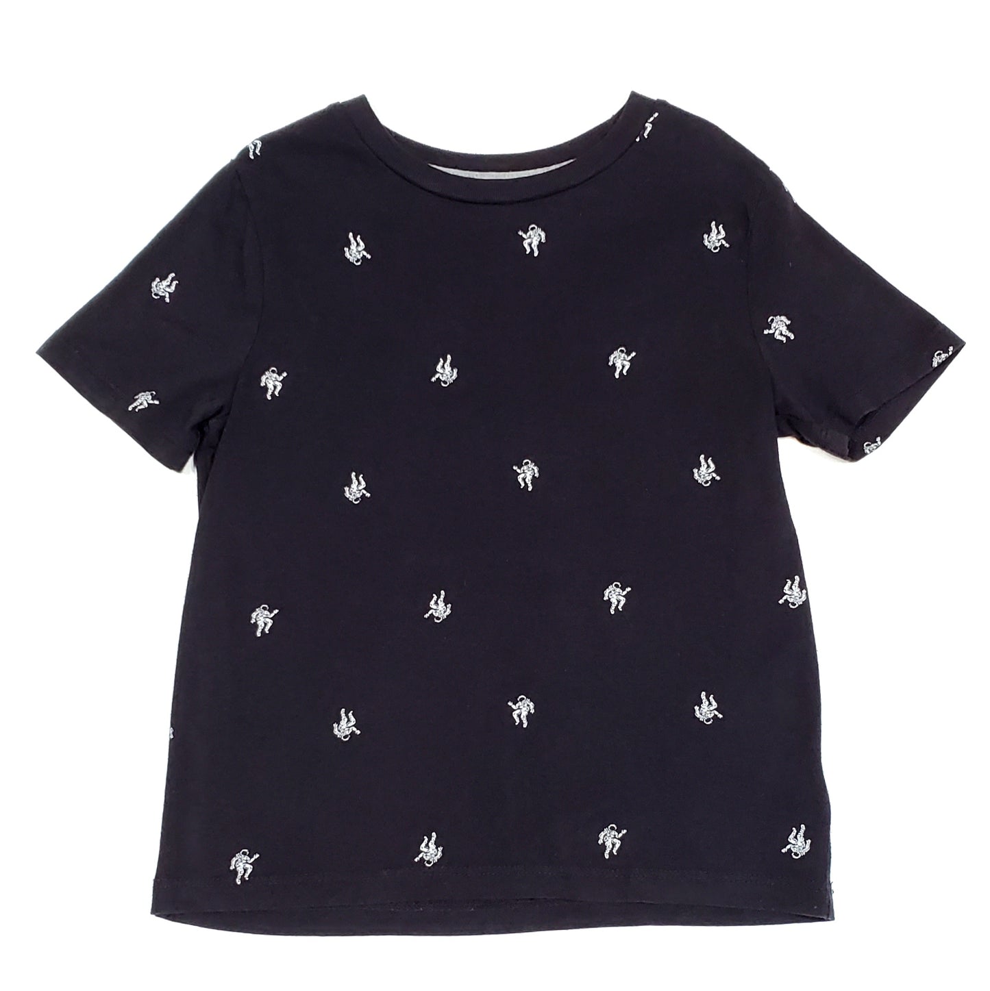 Old Navy Boys Black Moon Man Tee Size 6 Used View 1