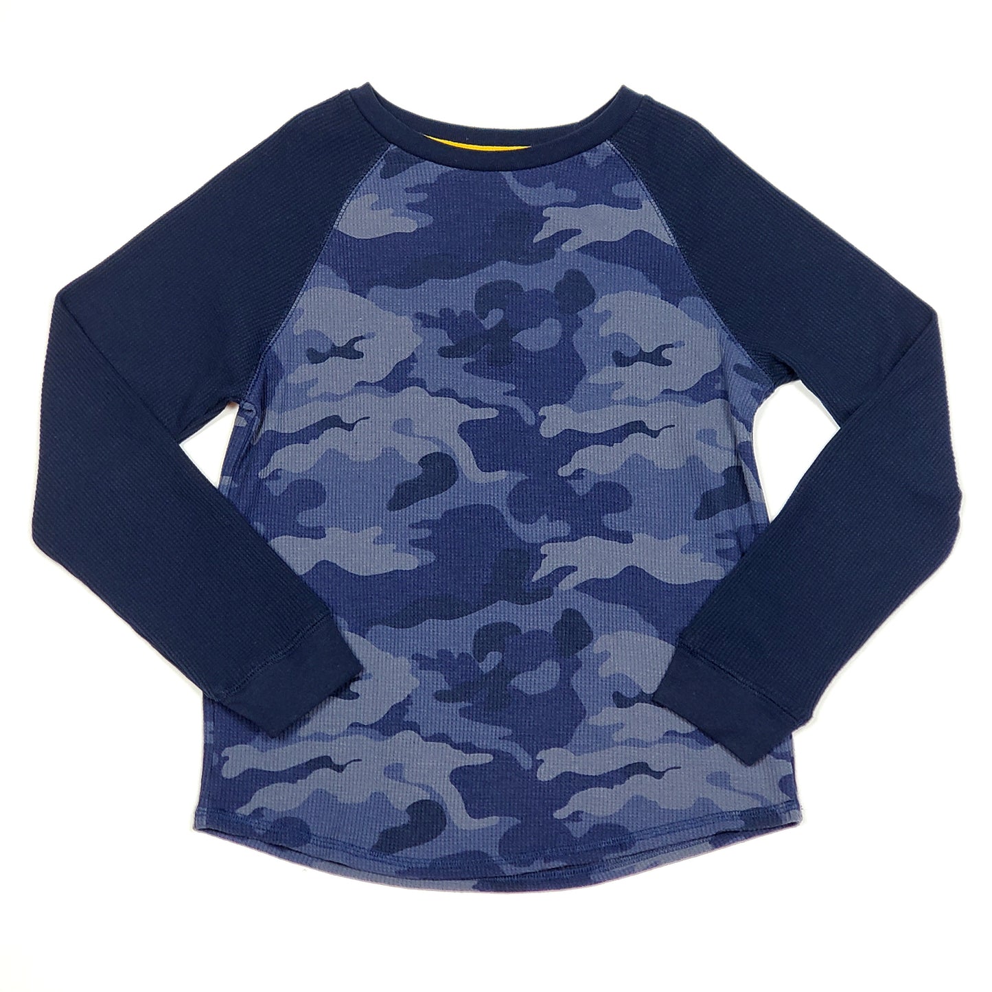 Old Navy Boys Navy Blue Camo Shirt Size 8 Used View 1