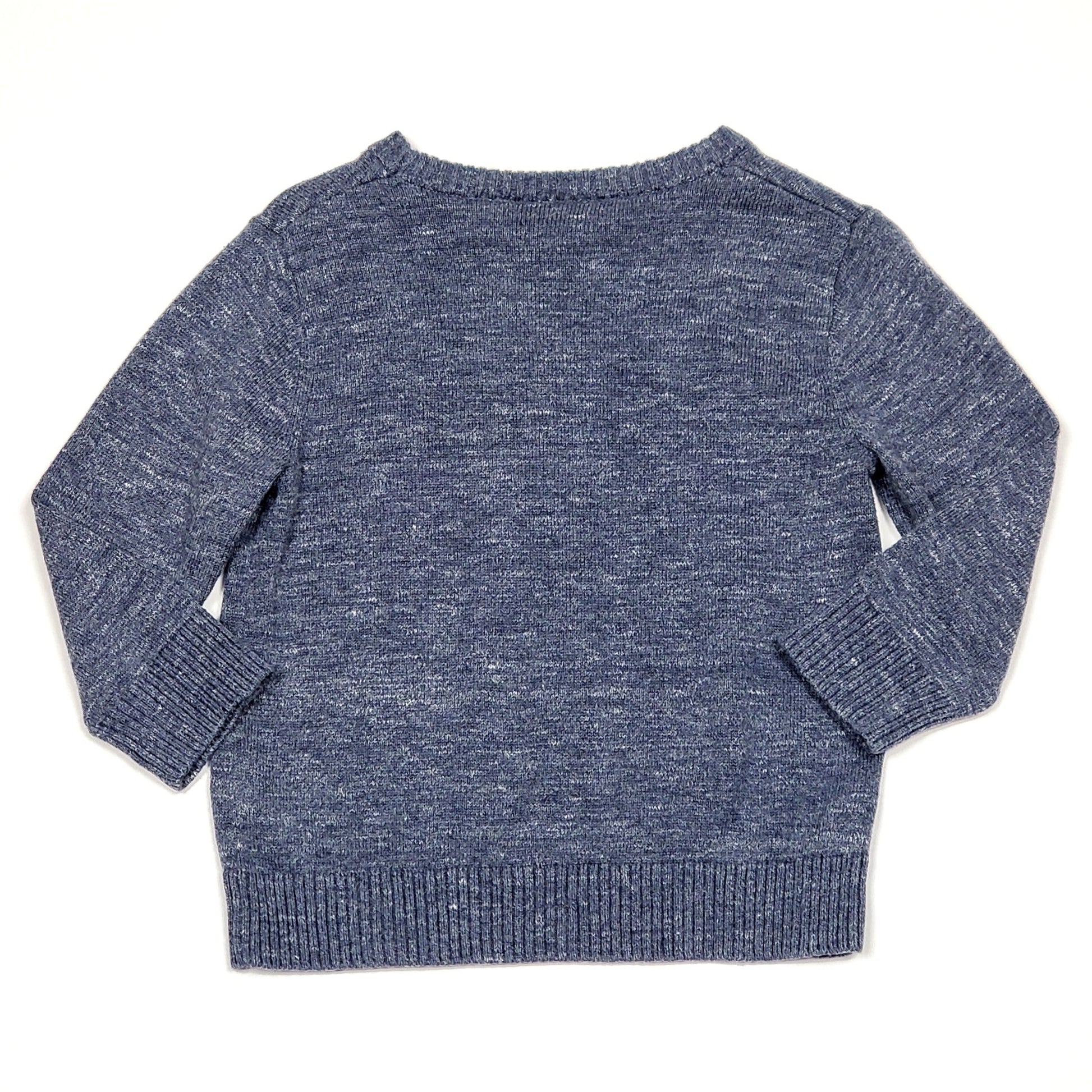 Childrens Place Blue White Boys Sweater 12M Used View 2