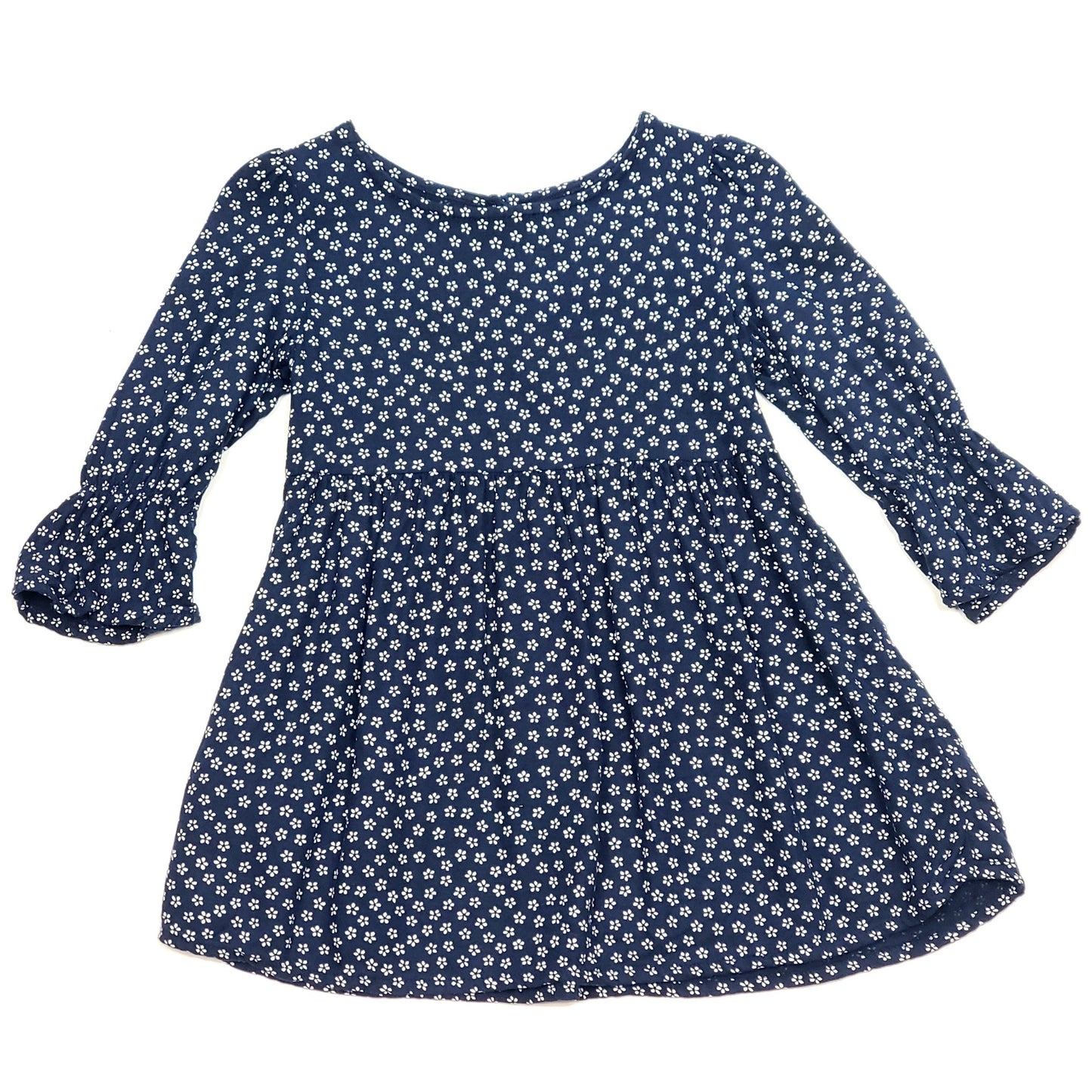 Gap Girls Blue White Floral Dress 18M Used View 1