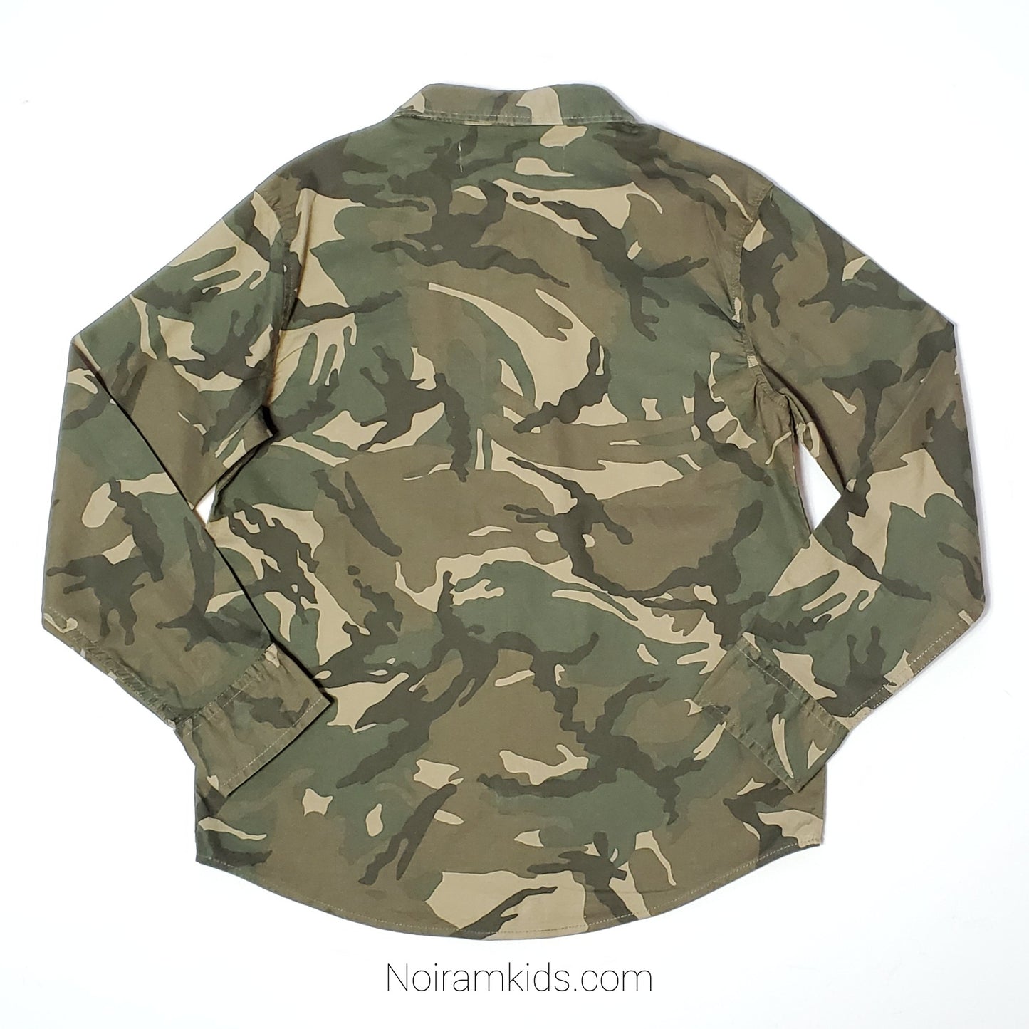 Old Navy Camo Button Down Boys Shirt Size 8 Used View 2