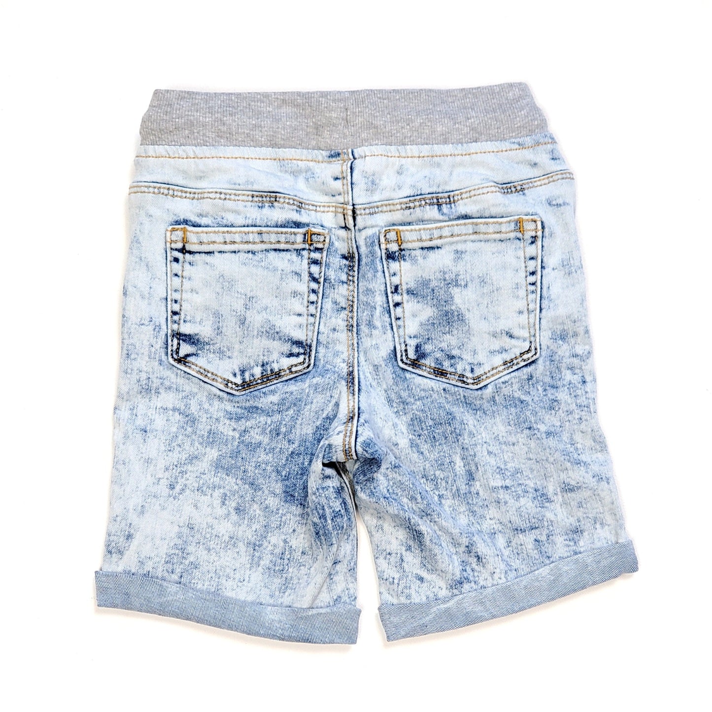 Old Navy Boys Distressed Jean Shorts 4T Used View 2