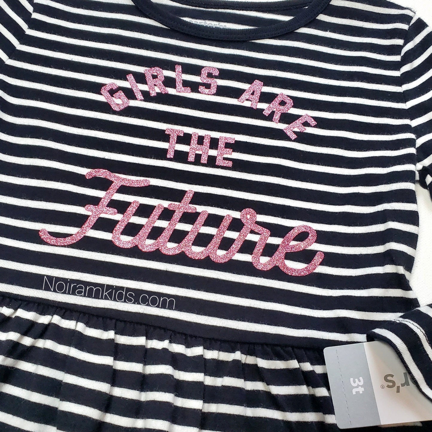 NWT Carters Girls Are the Future Dress 3T View 3