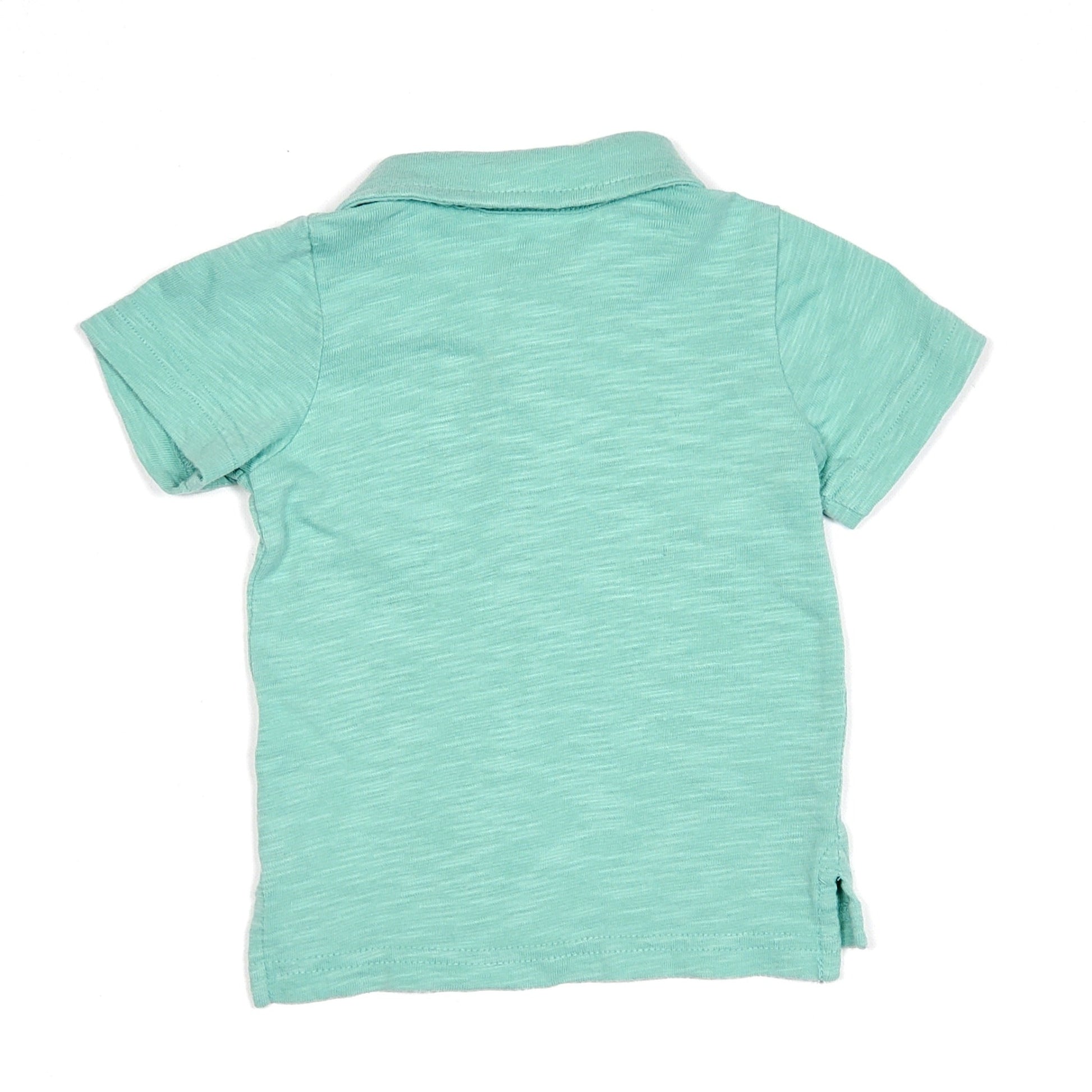 Carters Boys Green Polo Shirt 3M Used View 2