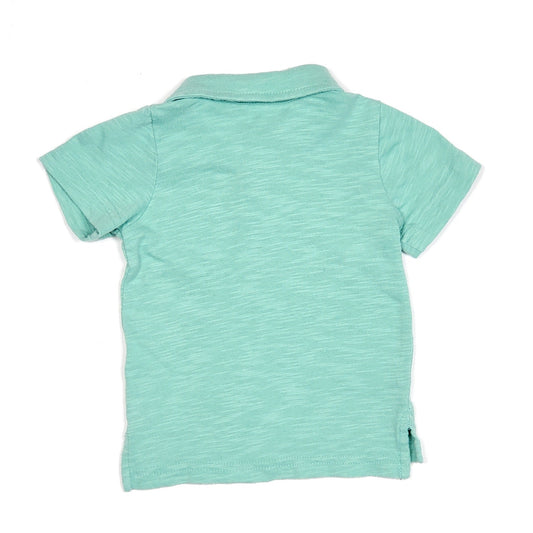 Carters Boys Green Polo Shirt 3M Used View 2