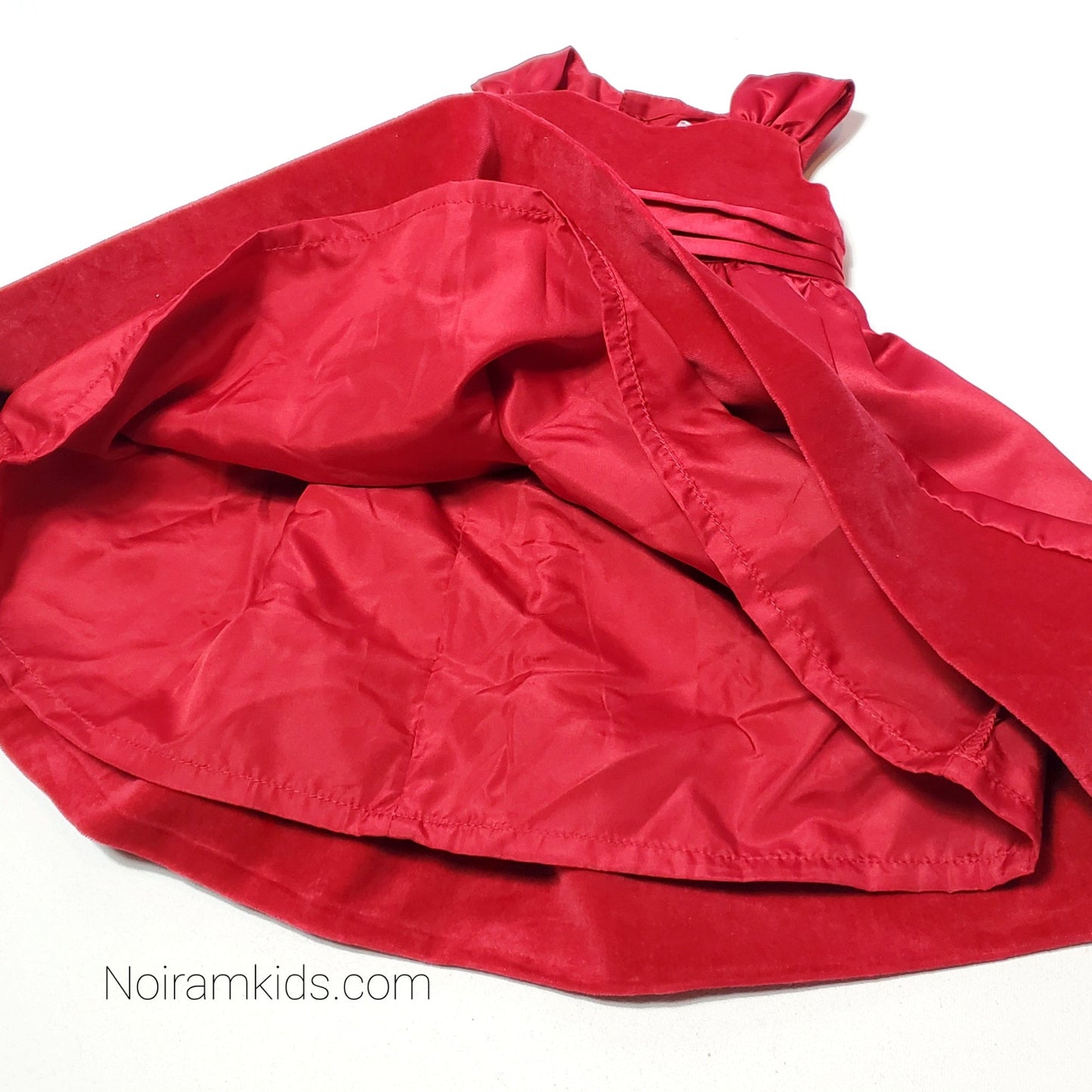 Carters Red Special Occasion Girls Dress 9M Used View 3