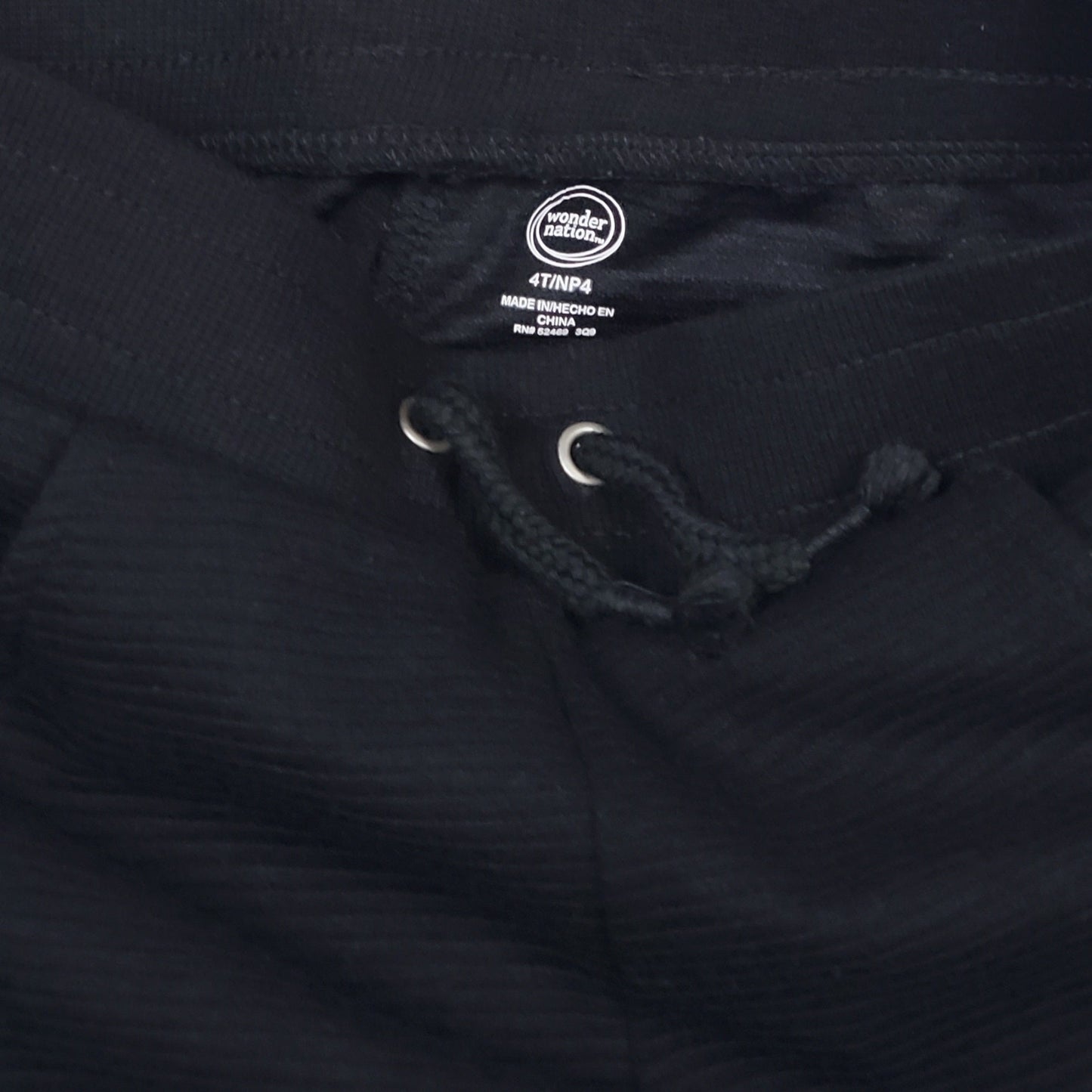 Cat Jack Boys Black Knit Cargo Pants 4T Used View 4