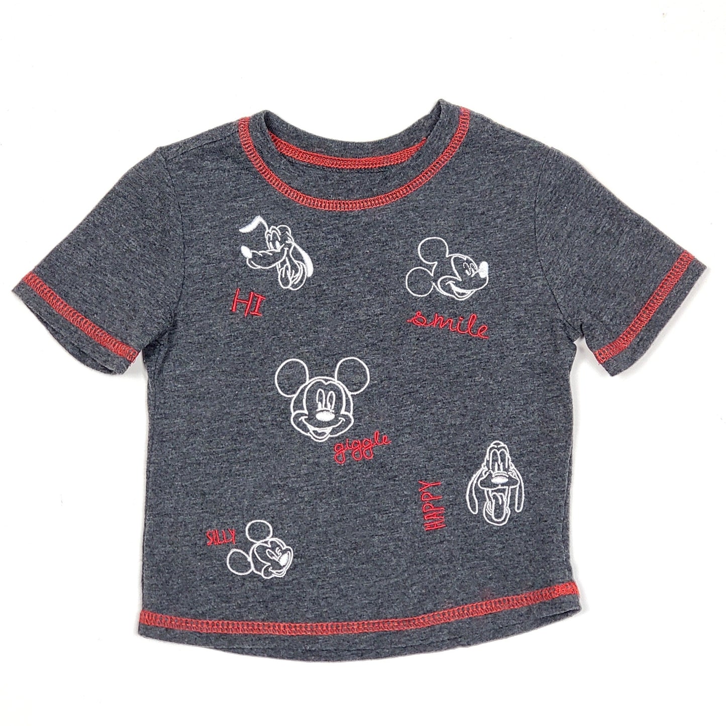 Disney Baby Mickey Mouse Goofy Shirt 12M Used View 1