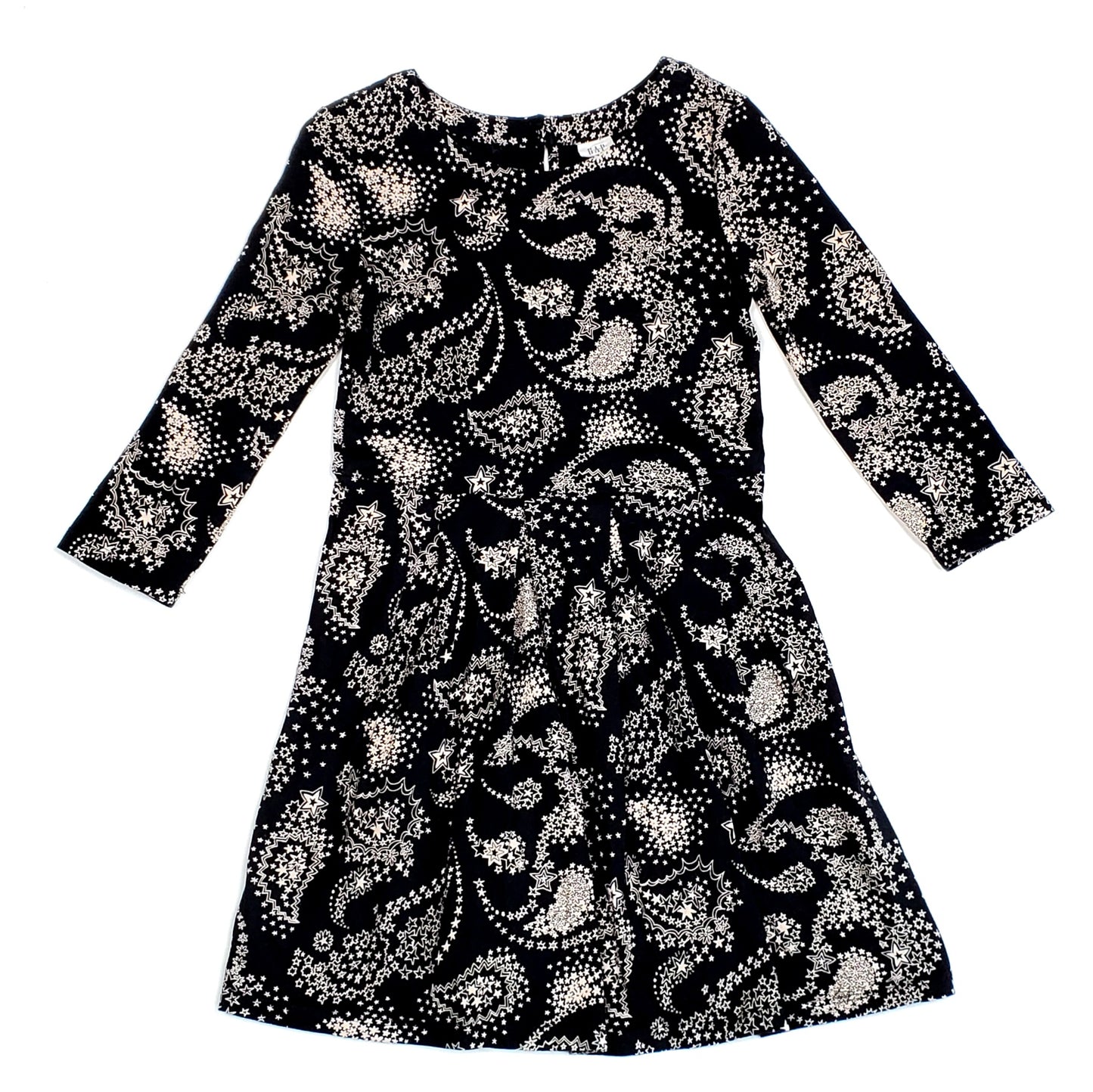 Gap Girls Black Star Print Dress Size 8 Used View 1