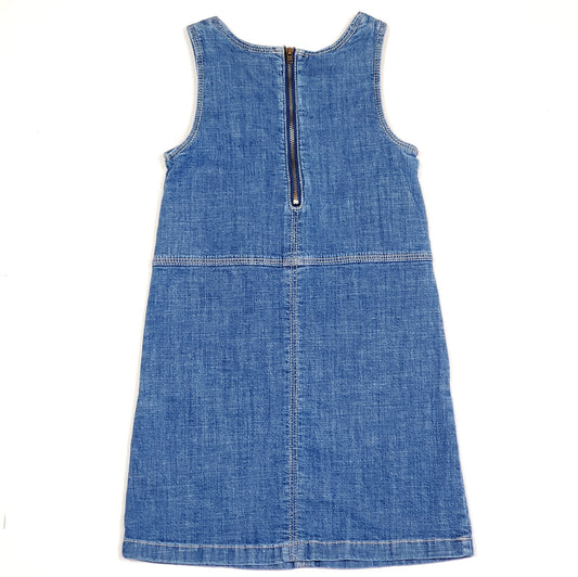 Gap Girls Denim Overall Dress Size 5 Used View 1