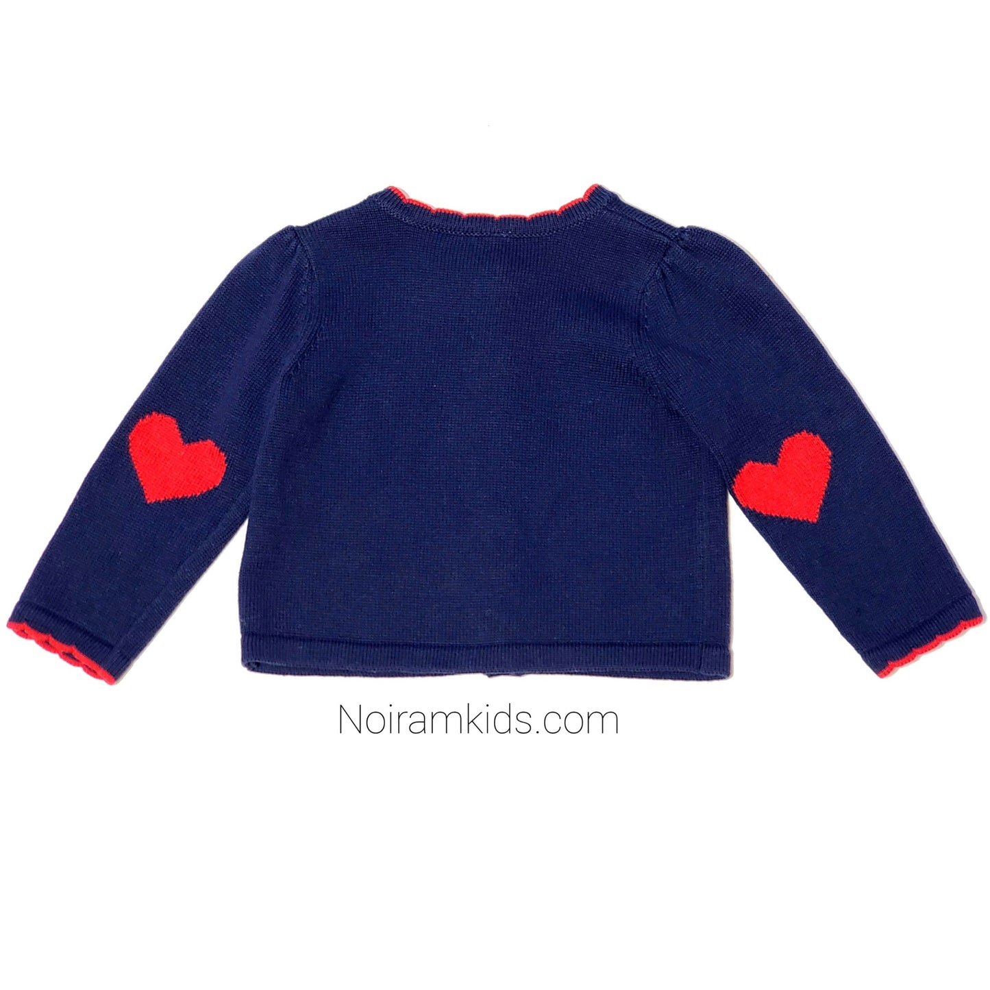 Gymboree Navy Blue Girls Cardigan Sweater Used View 2
