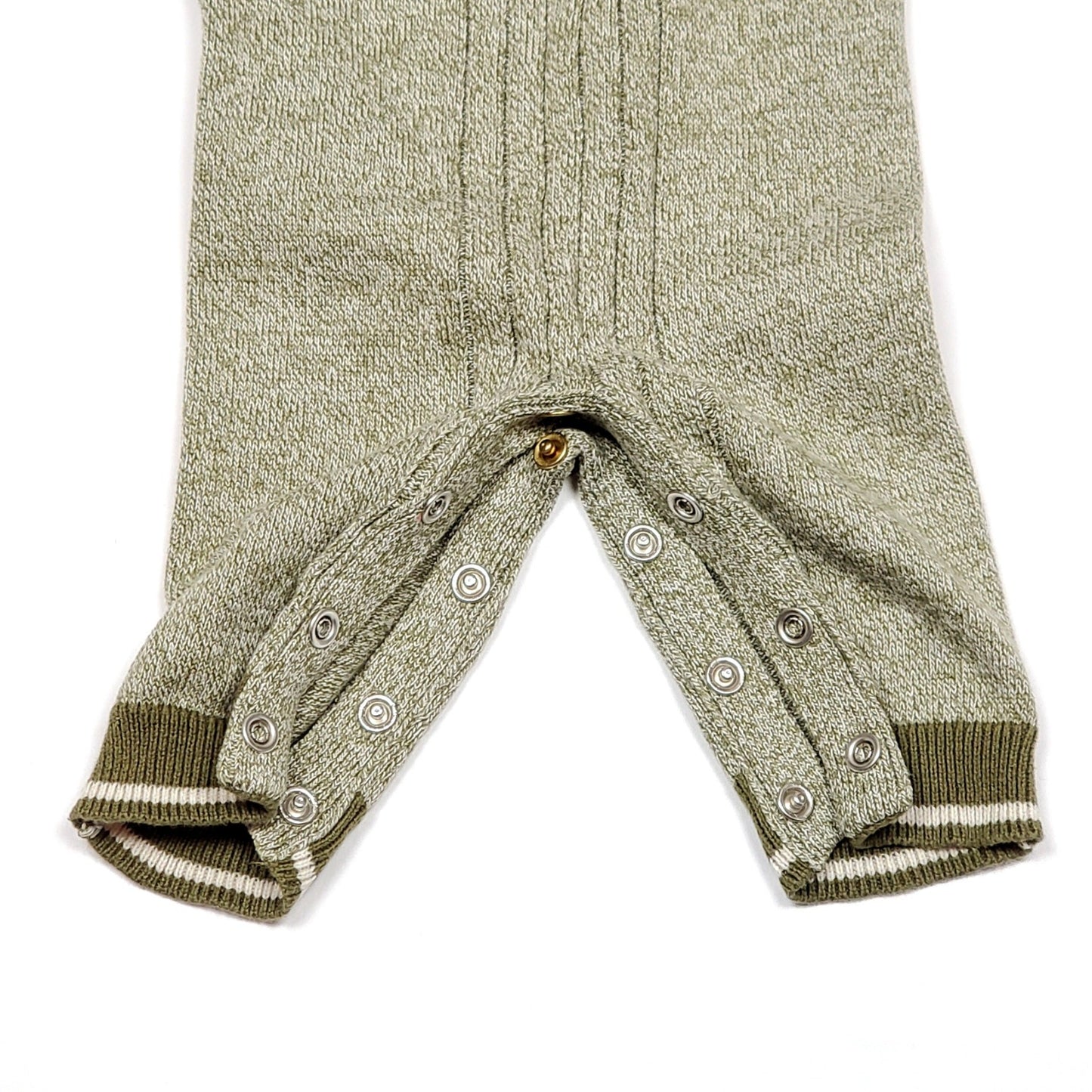 Cat Jack Green Boys Knit Sweater One Piece Newborn Used View 2