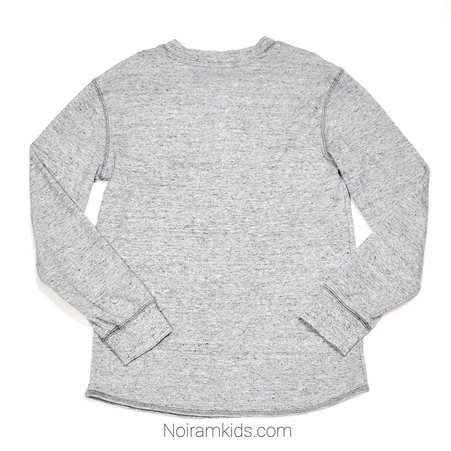 Old Navy Grey Boys Thermal Shirt Size 8 Used View 2