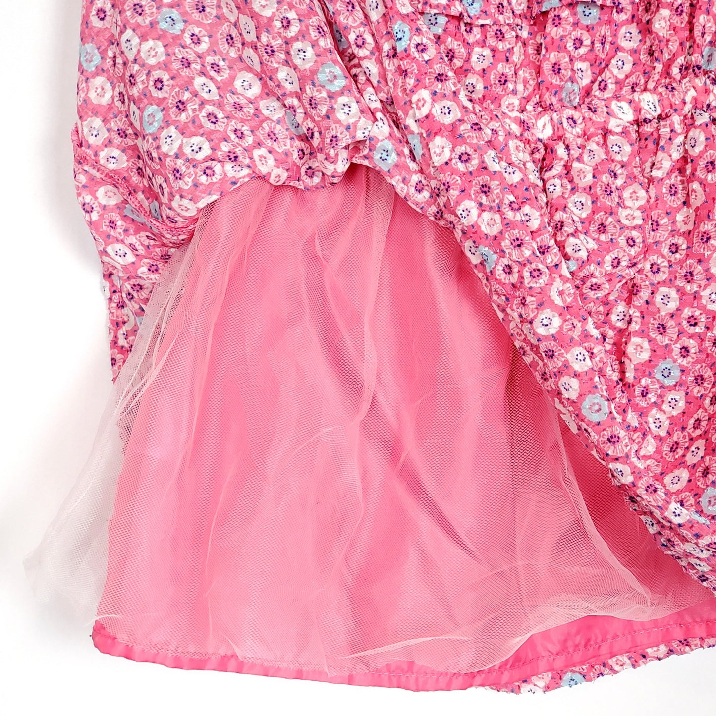 Gymboree Baby Girls Floral Cold Shoulder Dress 6M Used View 3