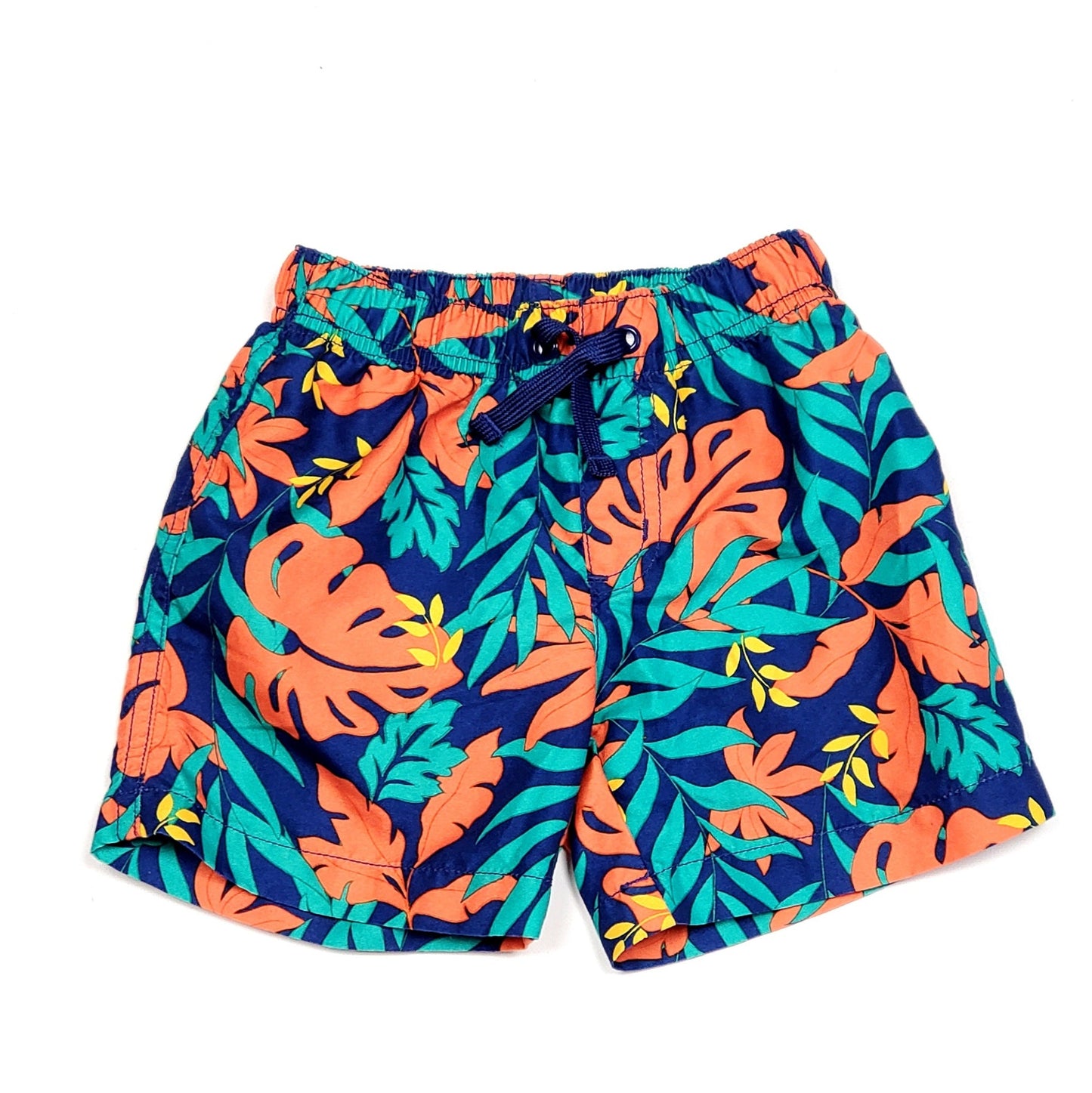 Gymboree Tropical Floral Swim Trunks Boys Sz 12M Used View 1