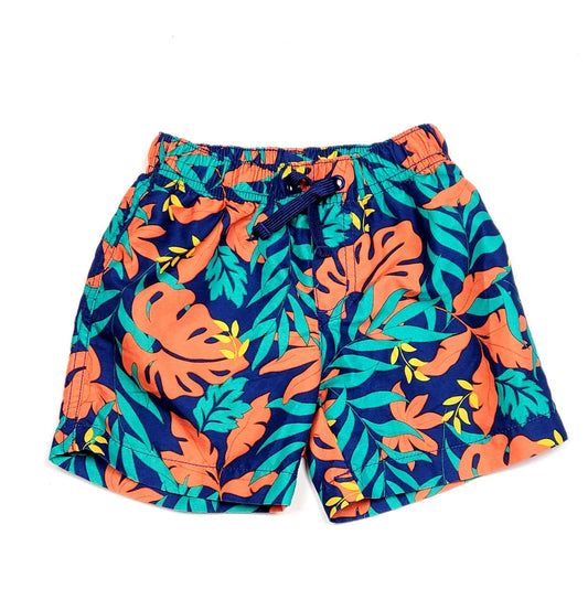 Gymboree Tropical Floral Swim Trunks Boys Sz 12M Used View 1
