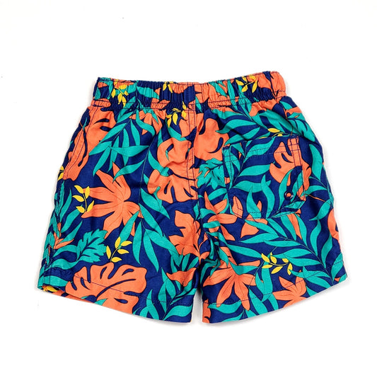 Gymboree Tropical Floral Swim Trunks Boys Sz 12M Used View 2