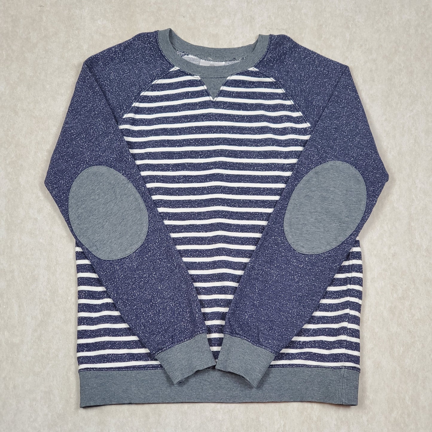 Hanna Andersson Boys Blue Striped Sweatshirt Size 12 Used View 2