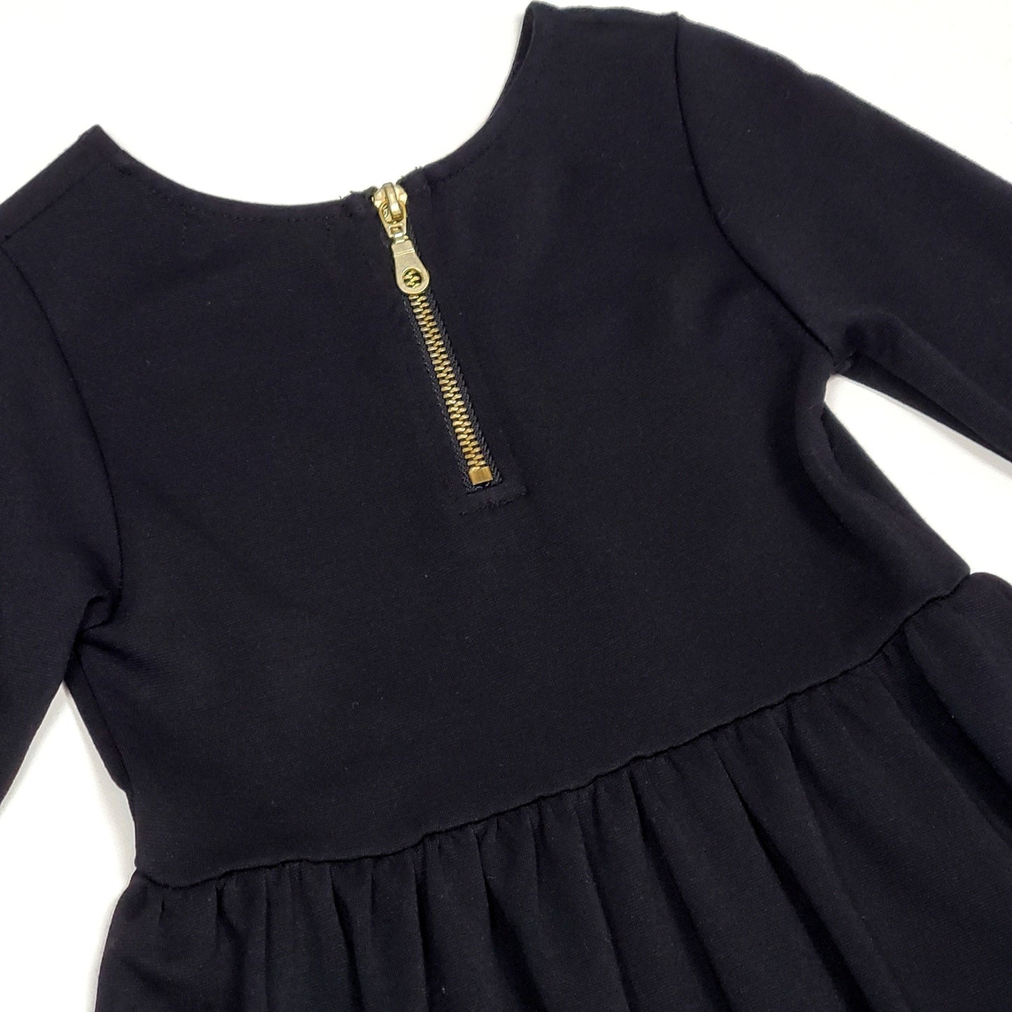 HM Girls Black High Low Dress Size 4 Used View 3