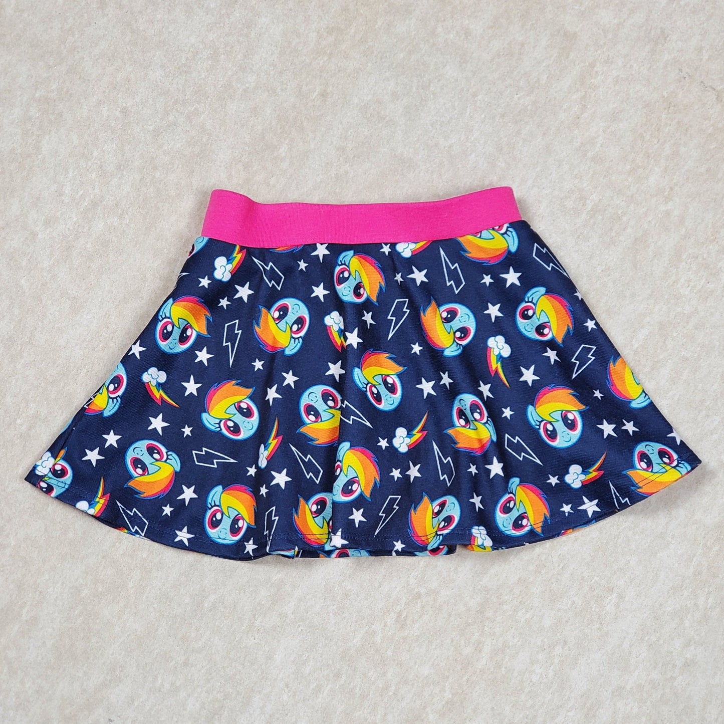 My Little Pony Girls Rainbow Dash Skort 4T Used View 1
