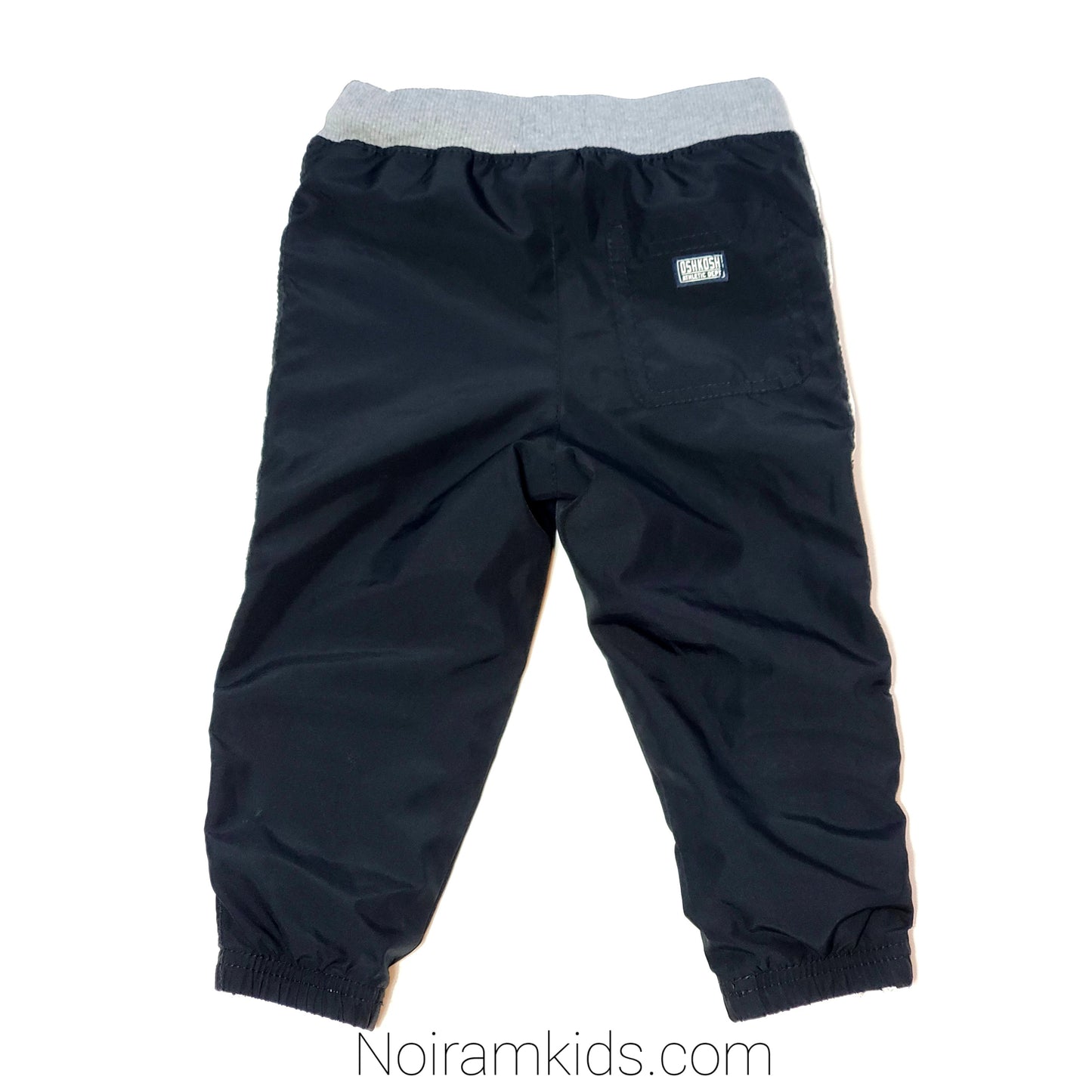 Oshkosh Black Jersey Lined Boys Pants 2T Used View 2