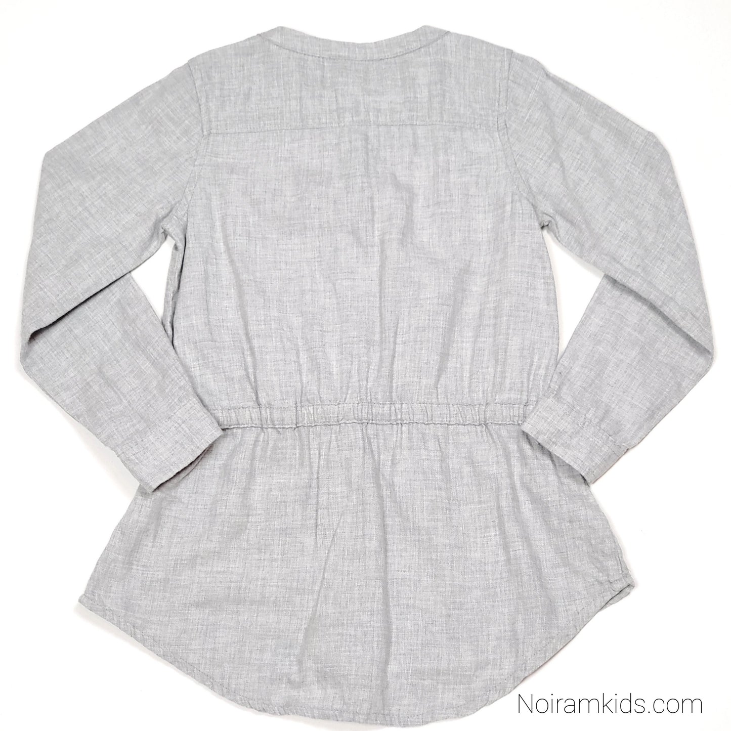Oshkosh Grey Tunic Girls Top Size 6 Used View 2