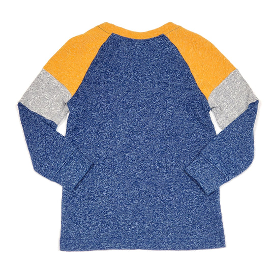 Oshkosh Boys Navy Blue Yellow Shirt 2T Used View 2