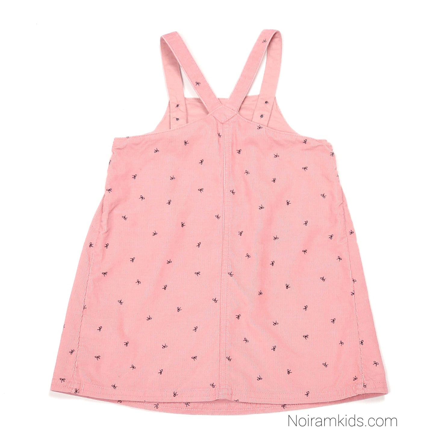 Carters Pink Bow Print Girls Dress 24M Used View 3