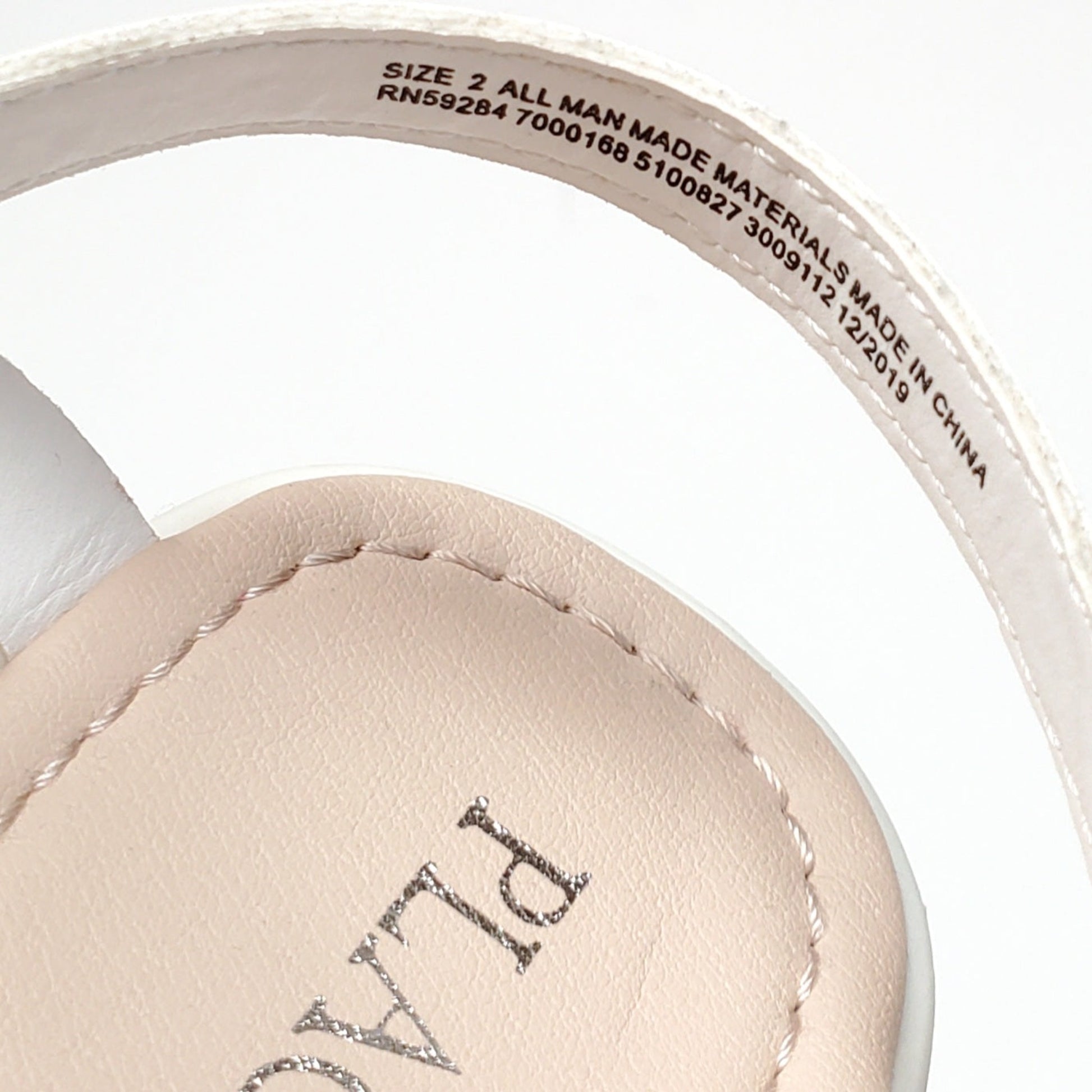 Childrens Place Girls White Sandals Size 2 Used View 4