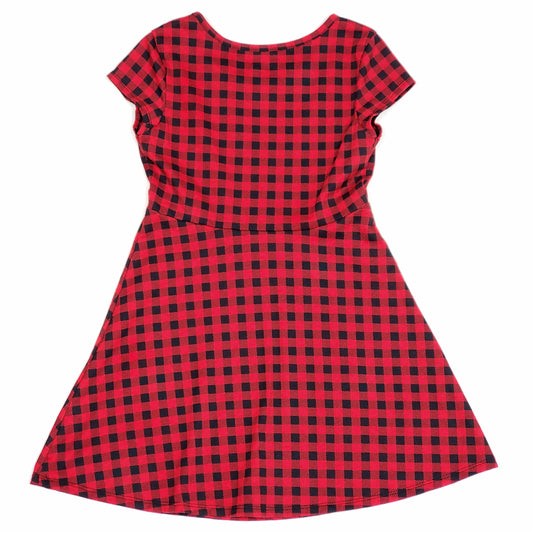 Wonder Nation Girls Buffalo Plaid Dress Size 6 Used View 2