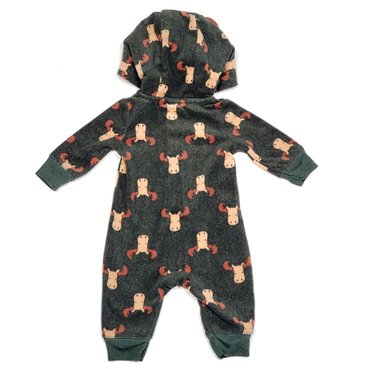 Just One You Carters Boys Reindeer One Piece 3M Used View 2