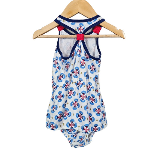 Falls Creek Baby Girls 2 Piece Outfit White Blue 24M View 2