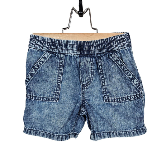 Gap Pull On Jean Shorts 18-24M Medium Wash View 1