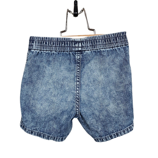 Gap Baby Pull On Jean Shorts Medium Wash 18-24M View 2