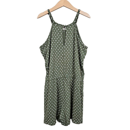 Old Navy Patterned Romper Size 14 Green View 2