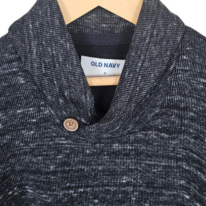 Old Navy Boys Shawl Collar Sweater 3T Grey close up