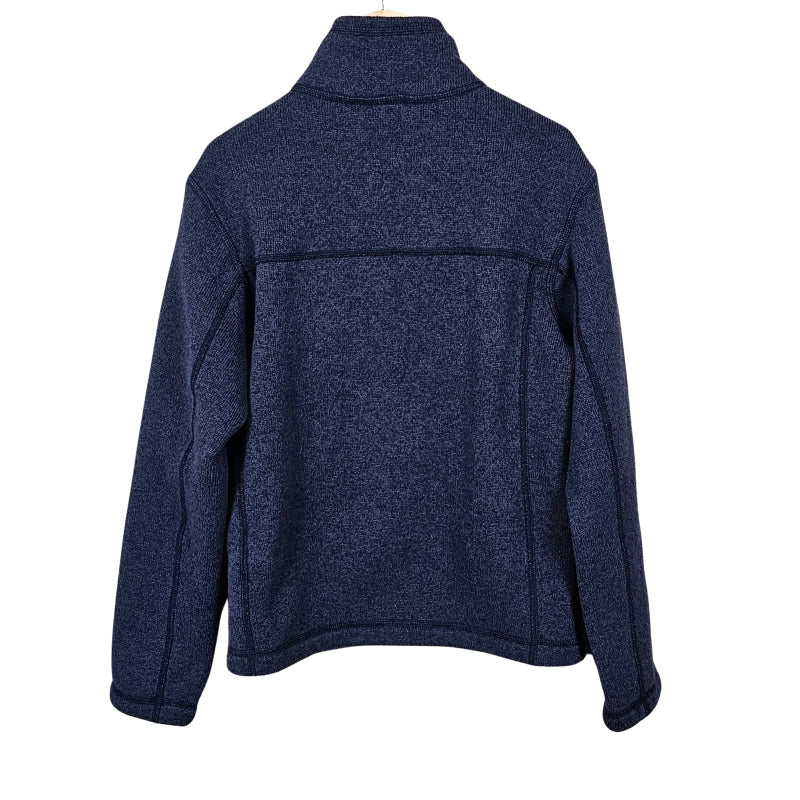 The North Face Boys Sweater Jacket S 7/8 Navy back