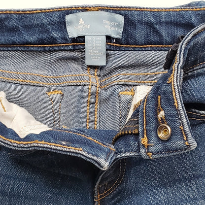 Baby Gap Girls Medium Wash Skinny Jeans 3T Used, close-up