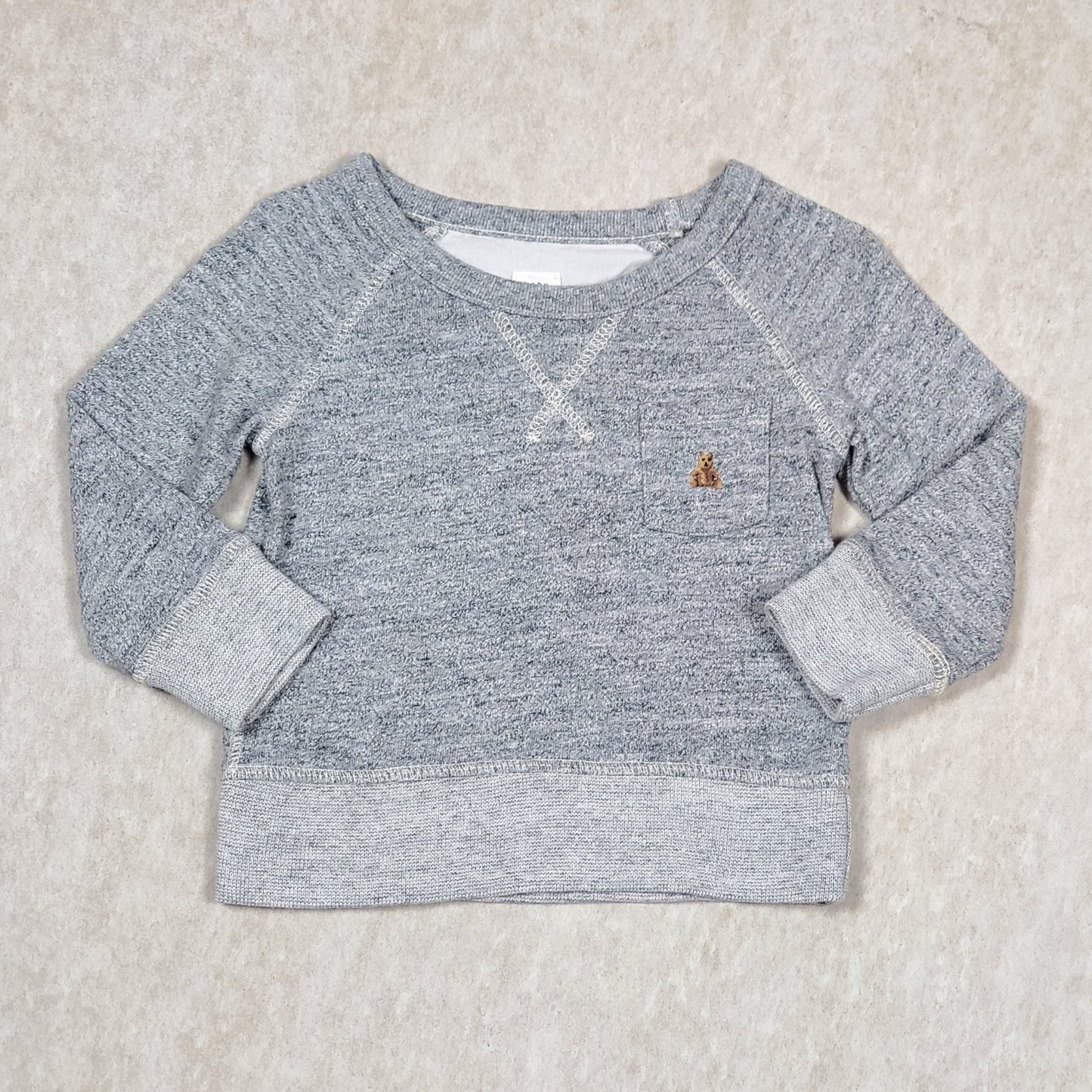 Baby Gap Boys Sweater Grey Marl Used, front