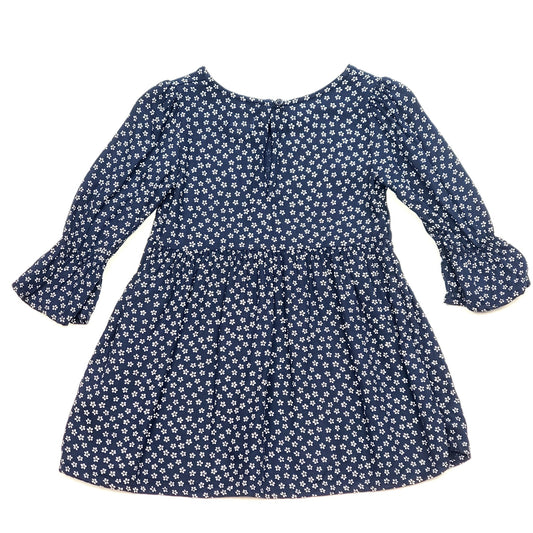 Gap Girls Blue White Floral Dress 18M Used View 2